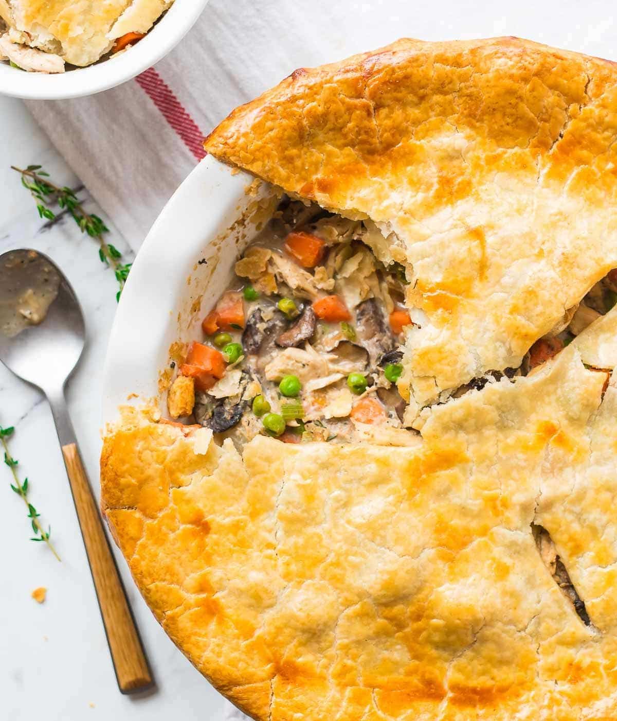 Healthy Chicken Pot Pie: The Phyllo Crust Secret to Lighter Flavor
